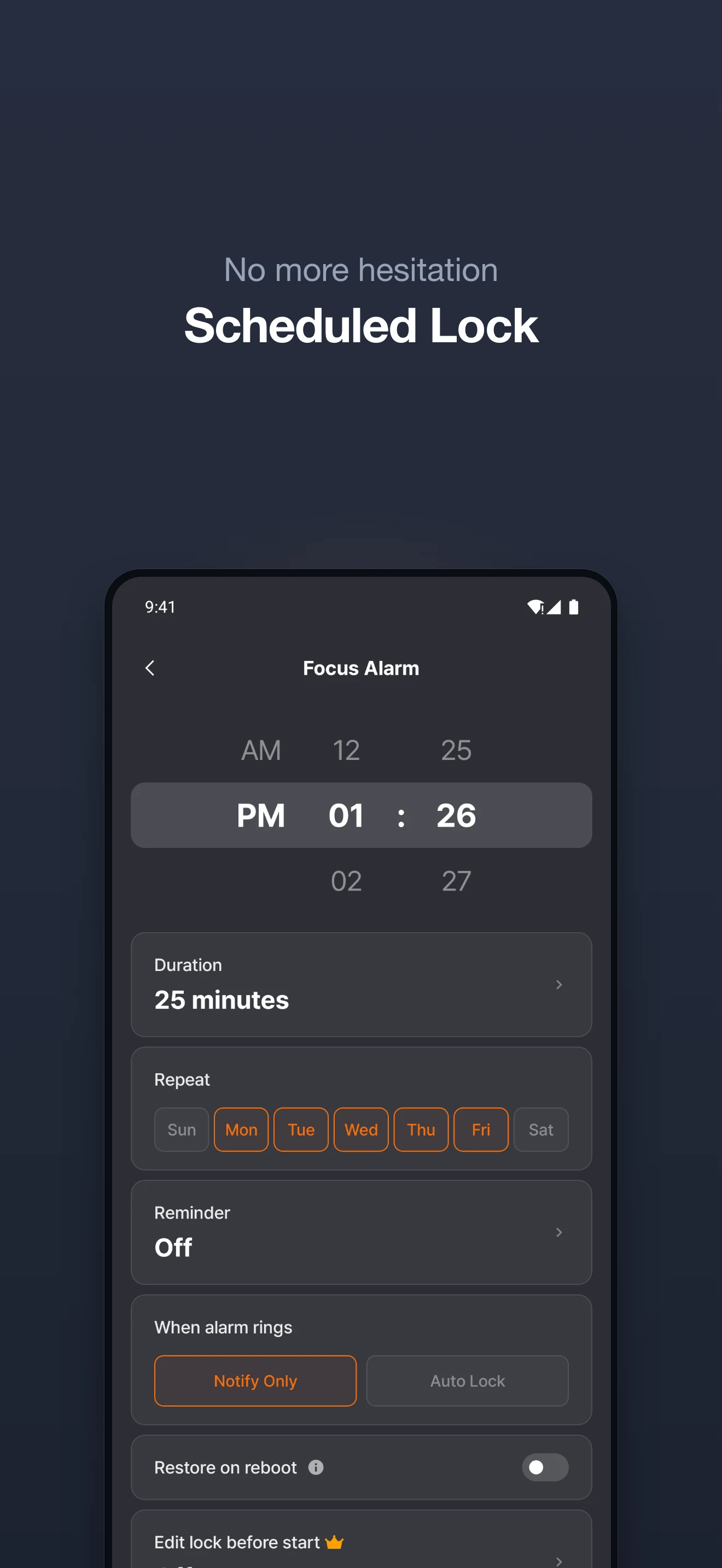 FocusLock: Focus & Phone Lock screenshot