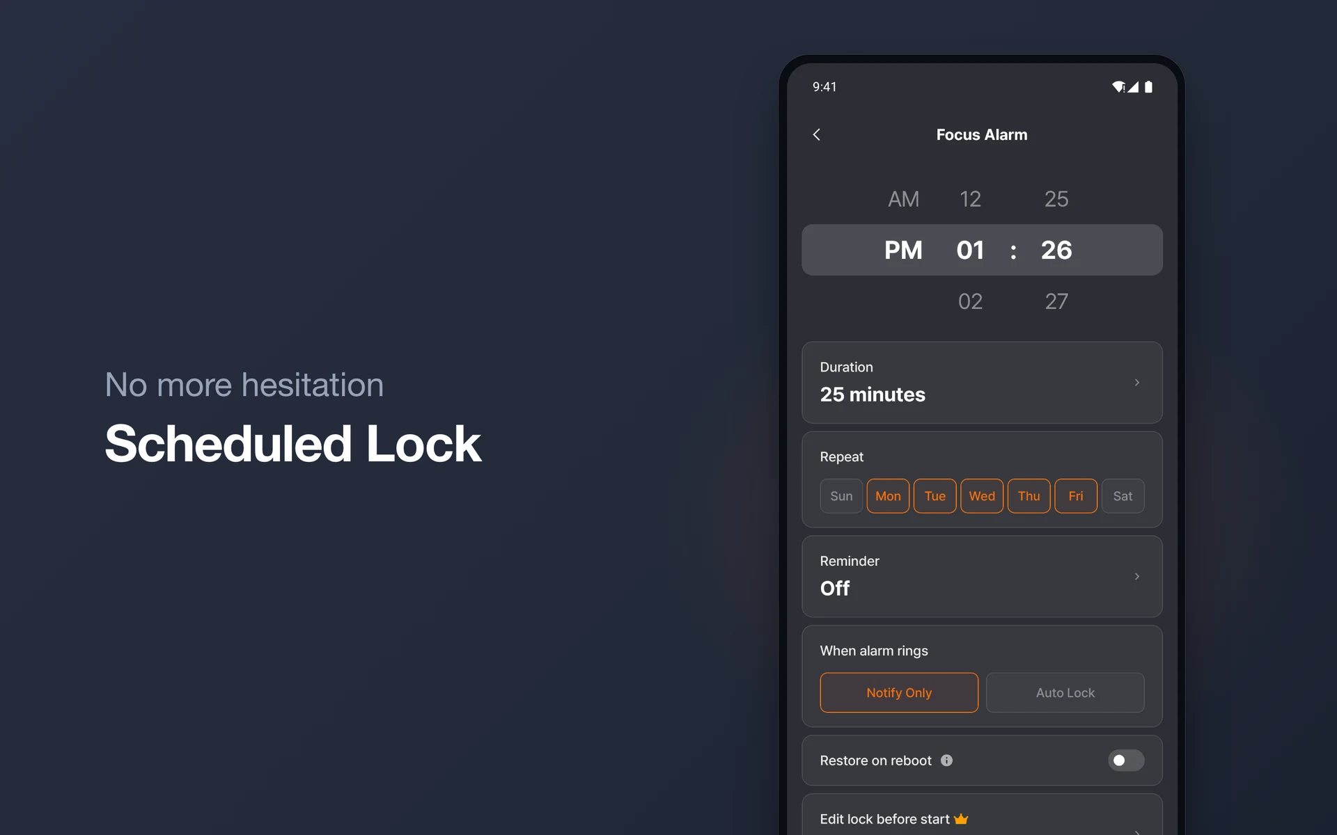 FocusLock: Focus & Phone Lock screenshot